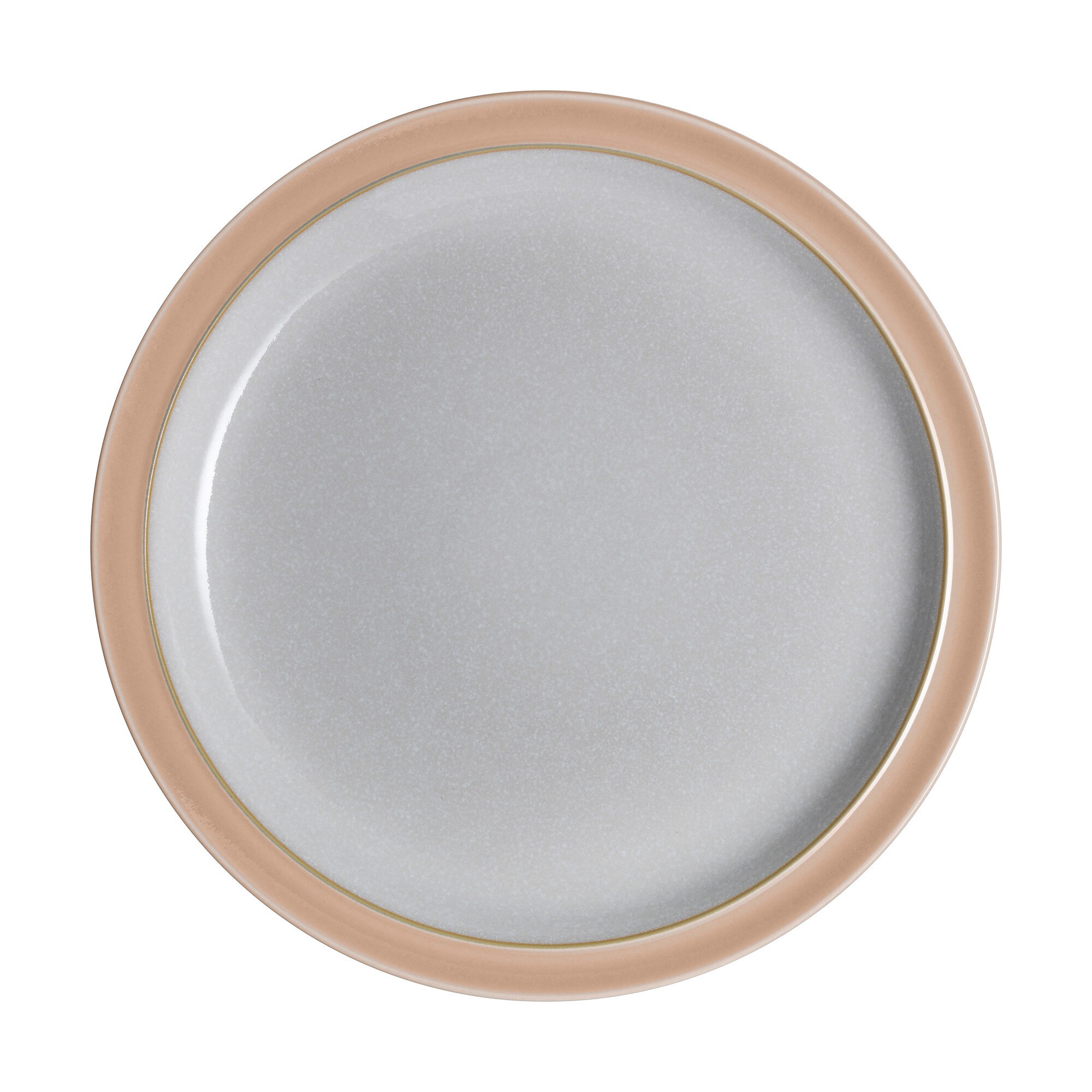 Product photograph of Elements Shell Peach Dinner Plate from Denby Retail Ltd